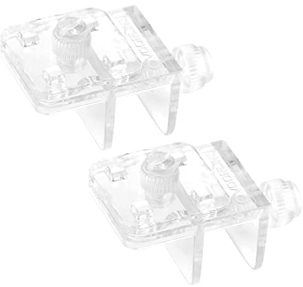 WASTEBIN 2 Stücke Aquarium Halterung Klar Acryl Aquarium Unterstützung Werkzeuge Klar Aquarium Glas Abdeckung Clip Unterstützung