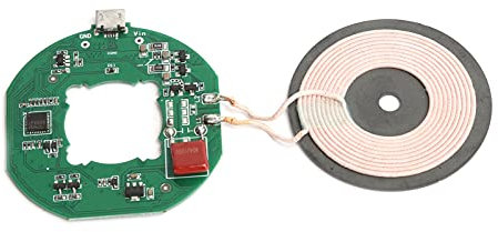 Qi-Schnellladegerät, DIY-Modul, PCBA-Leiterplatte, grün, 10 W, für Micro-USB-Geräte