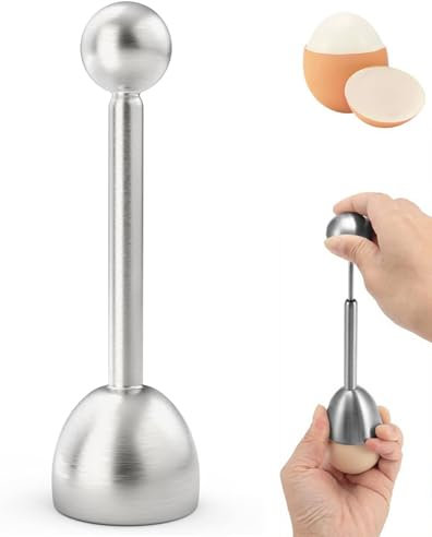 1 Piece Egg Cracker Egg Cutter,Stainless Steel Egg Topper Egg Separator Shell Breaker,Kitchen Egg Lover Egg Opener