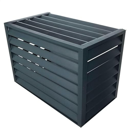 Genérico Cubierta de Condensador Mini Split, Cubierta de Aire Acondicionado Mini Split para Unidades Exteriores, Cerca para Ocultar el Aire Acondicionado, Cubierta de Aire Acondicionado Mini Split de