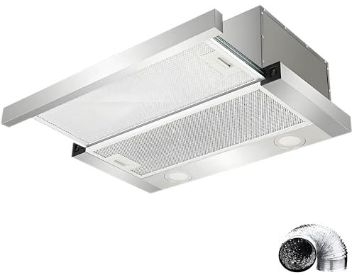 BEESOM Campana Extractora,Campanas Pantalla Plana,Campana Extractora Pared,Campana Cocina con Salida Aire,con Una Potente Potencia Succión 18 M³/Min,Iluminación LED,70cm