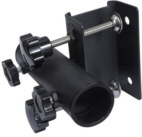 Gissroys High Performance Sun Shield Clamp Parasol Holder for Balcony Railing Deck Post Tools Free Installation Deck Roof Holder Garden Umbrella Mount