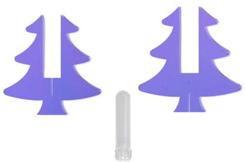 ZWTPGKRD Arbres de Noël plantes hydroponiques décoration pour bureau, fêtes, maisons de vacances, décorations durables pour culture d'eau intérieure