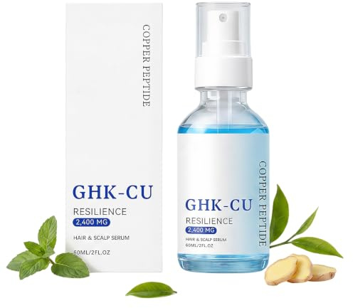 Ghk-Cu Peptide Suero De Crecimiento Capilar Péptidos Cobre Copper Peptides Serum Para Cabello Copper Peptide Serum Del Cabello 60ml Nutre Cuero Cabelludo Fortalece Hair Apto Para Todo Tipo Hair