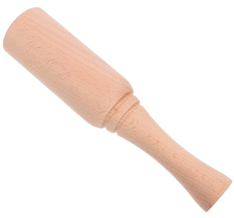 Baluue Marteau Bois en Hêtre Maillet de Sculpteur Multi-usage Prise Confortable pour DIY et Travail du Cuir