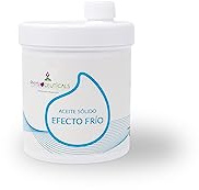 PHYSIOCEUTICALS - Aceite Sólido Masaje Efecto Frío 1000ml - Con Mentol y Aceite de Menta - Uso Profesional Fisioterapia y Quiromasaje - Se Funde al Contacto con la piel