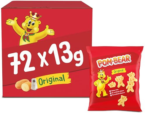 Pom Bear • Original Potato Snacks • Multipack • 72 Bags