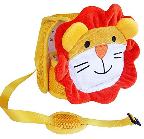 Rocky Green Baby Schutzhelm Kleinkind Schutzhut Verstellbarer Größe Weich Bequem 360° Anti Fall Baumwolle Baby Helm Schutzhelm für Babys von 6 Monaten - 6 Jahren,Lion