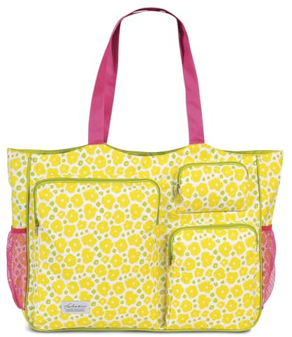 Fabrizio-XL-Strandtasche Saunatasche Shopper- XXL extragross (Gelb)