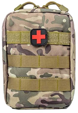 ETOPARS Pochette de Premiers Soins médicaux EMT IFAK pour Les randonneurs, Les campeurs et Les Amateurs de Plein air d'équipements Tactiques compatibles Molle