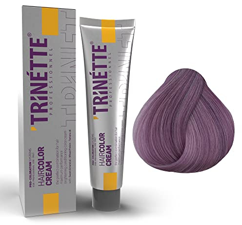 Trinette Professionnelle Lilas Permanente Crème Colorante 100 ml – Pigments Purs, Contrôle Précis de la Couleur, Intensification & Neutralisation, Qualité Salon Longue Durée
