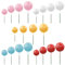 OSDUE 20 Pcs Palline Torta - Topper Torta Sfera in Schiuma, Cupcake Perle Balls Torta Inserto Topper, Topper Foam Ball Torta in Schiuma,Topper Palline per Valentine Compleanno Nozze Festa Baby Shower