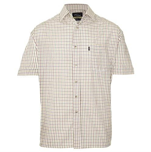 Champion Mens Tattersall Country Casual Short Sleeve Shirt