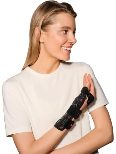 Sporlastic Manu-Cast Organic P Handgelenkorthese mit Daumenfixierung 1 schwarz rechts