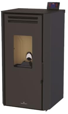 BRICOSOL ESTUFA DE PELLET BRONPI MODELO TINA 7 KW COLOR NEGRO