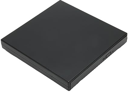 VBESTLIFE Extern DVD-enhet, extern DVD-CD-enhet för bärbar dator USB 2.0 DVD-spelare, bärbar CD-ROM-spelare kompatibel med stationär dator bärbar dator
