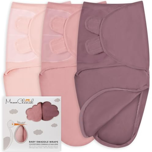 Mama Cheetah Baby Puckdecke mit Reißverschluss, Neugeborene Pucksack, Baby Pucksack Schlafsack 3-6 Monate, Decke Wrap für Baby Mädchen
