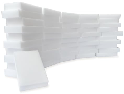 RongrongJIE Magic Sponge Eraser, 102 Pack Melamin Schwämme Schaumstoff-Pad in Großpackung, langlebiger Radiergummi-Reiniger, Schrubben Reinigungspad für Küche, Bad, Möbel, Wanne, Spüle, Böden