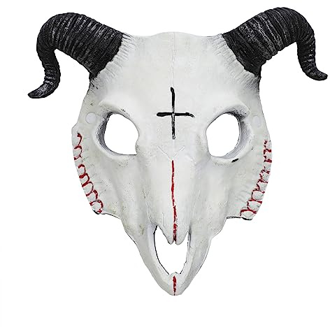 JIAHG Schwein Maske Schwein Gesichtsmaske Halloween kostüme Halloween Horror Maske halbes Gesicht Tiermaske für Rollenspiel Party Festival Club