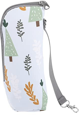 ANDRESLAD Insulated Bottle Bag Portable Thermal Pouch for Nursing for Travel and Outings Keeps Fresh Convenient Handle and Zipper Design Safe -Term Use