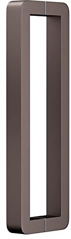 Moderner Push-Pull-Türgriff Mit Abgerundeten Ecken, Gepaarte Griffe Für Einzeltüren, Glatter Edelstahl-Zuggriff Für Innen- Und Außentore, Stange 38 X 25 Mm,Brown-72.5cm/28 1/2