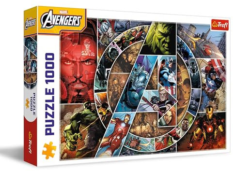 Trefl - Marvel The Avengers, Heroes - Superhelden-Puzzle, Klassisches Puzzle für Erwachsene und Kinder ab 14 Jahren