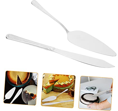 PAMINGONO 1set Utensili Per Tagliare Torte Inossidabile Spatola e Coltello Per Torte Per Feste e Occasioni Speciali