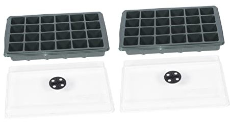 UPKOCH 2pièces Plateau De Germination avec Couvercle Boîte De Germination pour Plantes Et Fleurs Lot