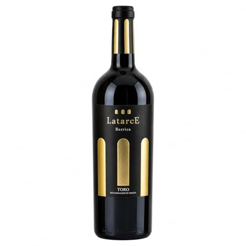 Latarce | Vino Tinto Barrica D.O. Toro 100% Tinta de Toro (Tempranillo) | 9 Meses Roble Francés y Americano | Botella Individual 75cl | Ideal para Regalo