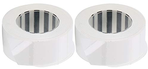 Beufee Label Maker Tape, 2PCS Cute Thermal Labels Label Tape White Sticker Thermal Paper Household Storage Labels for Labeler(EQT15W)