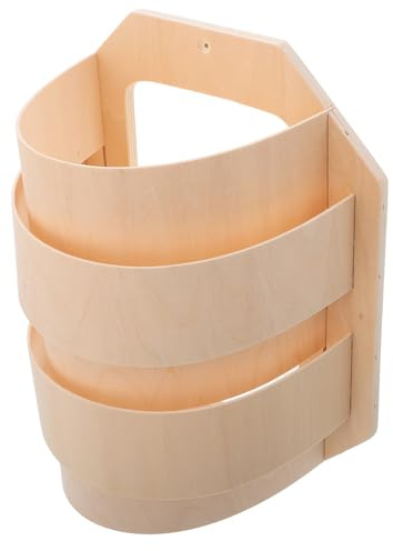 GRIRIW Paralume per Lampada Sauna in Legno Rustico Copertura Resistente e Leggera Protezione Funzionale per Luce Soffusa e Atmosfera Rilassante Nella Stanza Sauna