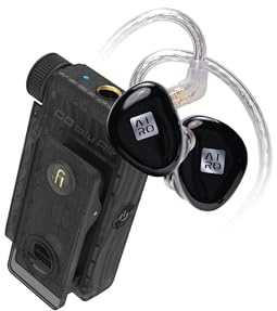 iFi GO blu Air Bluetooth DAC & AIRO Astra hörlurar paket | Hi-Res LDAC & aptX Adaptive, portabel Hi-Fi med hörlursförstärkare, titandrivrutiner, uppslukande ljud varje dag