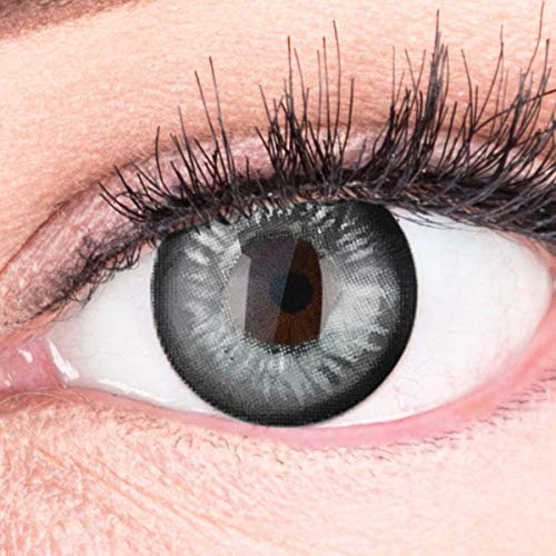 Farbige Schwarze Kontaktlinsen Anime Black Circle Lenses Heroes Of Cosplay Stark Deckend Ohne Stärke mit gratis Linsenbehälter