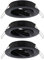 Paulmann 92487 Lampada da incasso Choose spot orientabile 3 faretti da incasso a soffitto da max. 10 Watt nero opaco apparecchio da incasso alluminio