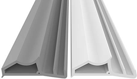 Stahlzargendichtung Grau 10m - gegen Zugluft Lärm & Staub spart Heizkosten Dichtung Dichtungshöhe 8mm Dichtungsbreite 23,5mm Falz Türdichtung (Grau 10m)