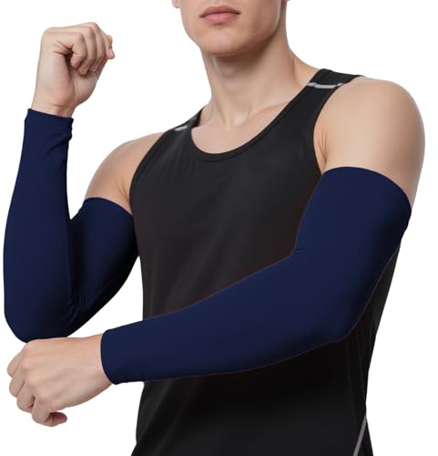 TOPTIE 1 paio di manicotti a compressione per uomo e donna, per calcio, pallacanestro, pallavolo