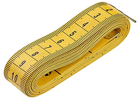 Anawakia Schneider-Maßband 3 Meter langes für Weiche Füße Lederband Kostümbildnerin Kleidung Measuring 300 cm Schneidermaßband (1 pcs)
