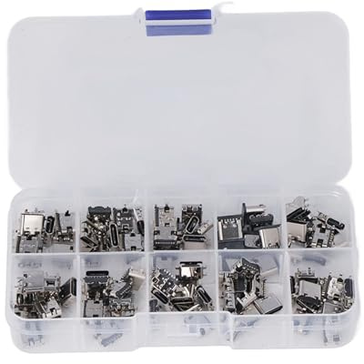 100 Pièces Type C USB Connecteur Femelle Micro USB à Souder - Adaptateurs Prises