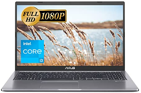 ASUS VivoBook 15 Laptop, Display Full HD da 15,6 pollici, Intel Core i3-1115G4, 20 GB RAM, 512 GB SSD, USB Type-C, HDMI, Wi-Fi, Windows 11 Home, grigio lavagna