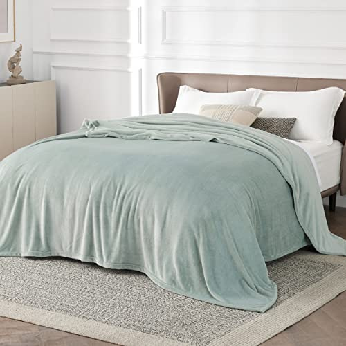 BEDSURE Kuscheldecke Flauschig Decke Fleecedecke - Wohndecke Warm Winter Weich, Sofadecke XXL, Geschenke für Frauen, Decke Couch Blanket, Wohn- & Kuscheldecken Große 230x270cm, Sofa überwurfdecke Grün