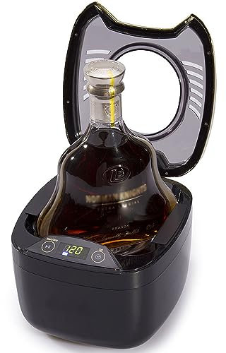 Aeratore per vino elettrico, decanter per vino ad ultrasuoni, aeratore per decanter per vino, aera vino rosso in pochi minuti, whisky di quercia, vodka, sake, vino bianco, champagne, decanter