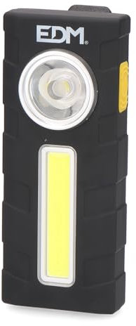 EDM Linterna LED Petaca Negro 320 Lm