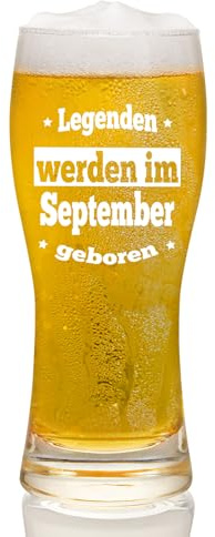 Joymaking Bierglas - Geschenke für Männer: Geburtstagsgeschenk im September, Sinnvolle Lustige Geschenke für Papa, Freund, Mitarbeiter, Sohn, Opa - 15oz