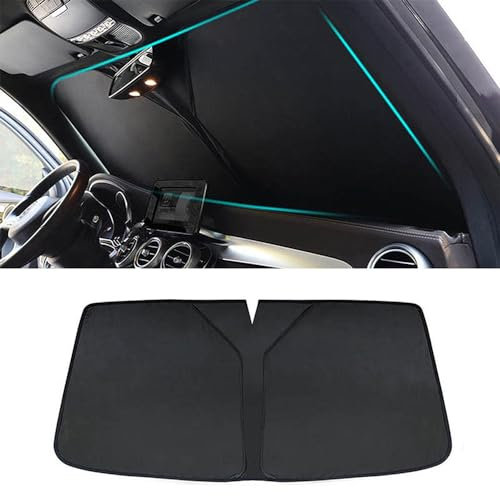 Mhfdpp Auto Sonnenschutz Frontscheibe für KIA Carnival Cee'd Cerato Clarus Concord Sonnenblende Thermomatte Internes Sonnenschutzfolie Wärmeisolierend Effizienter UV Schutz