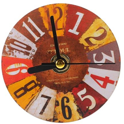 Garneck 2St Kühlschrank Uhr kühlschrankmagnete kühlschrankaufkleber batteriebetrieben Retro-Uhr Magnet für Kühlschrankuhren Retro-Wanduhr Kühlschrank-Uhr-Magnet Aufkleber für kühlschränke
