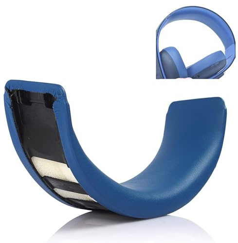 CECHYA-0083 Headphone Headband Cushion Compatible with Sony PS4 PS3 Gold Wireless Headsets 7.1 Virtual Surround Sound CECHYA-0083 Headphones(Faux leather headband cover)