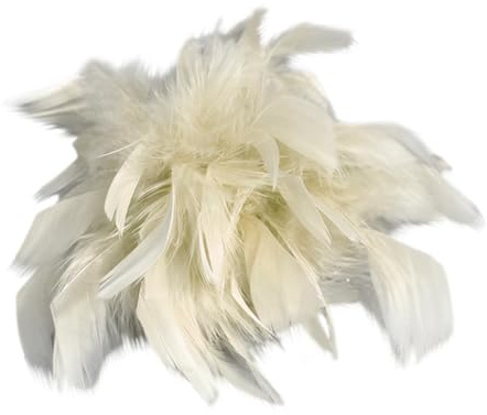 Broche de plumas vintage broche de flores de plumas para mujer broche elegante broches de flores elegantes broche de ramillete pinza para el cabello para traje ropa sombreros banquete de bod