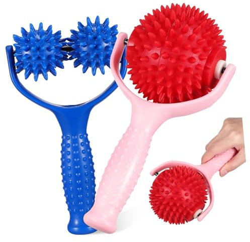 Holibanna 2stücke Massage Handmassagegerät Rücken Und Nackenmassagegerät Aus Langlebigem Mit Ergonomischem Griff Für Muskelentspannung Und Vielseitige Anwendung