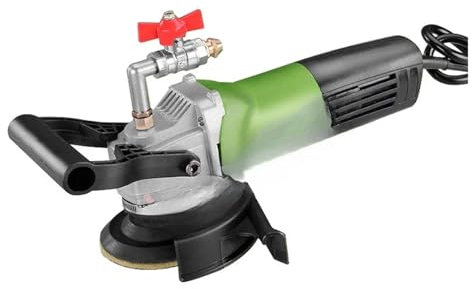 Pulidora eléctrica de piedra húmeda, lijadora, pulidora, molino de agua de velocidad Variable for pulido de acabado de granito de mármol Para pulir mármol, granito y piedra(Upper water outlet)