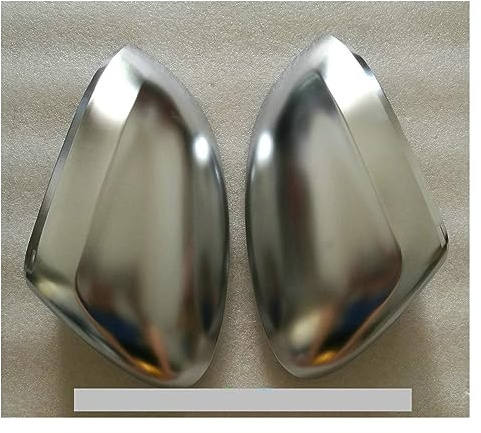 Copri Specchietto Guscio Calotte 2 Pezzi Copri Specchietti Laterali Cromati Opachi Per VW Passat B8 Per Variant Per Arteon 2018-2021 Per Cappucci Spazzolati 2015 2016 2017(No blind spot holes)